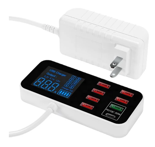 Eindhoven Multi-USB Oplader – Hurtigopladningsadapter