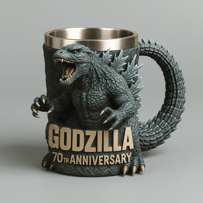 3D Keramikkrus med Monsterdesign til Kaffeentusiaster