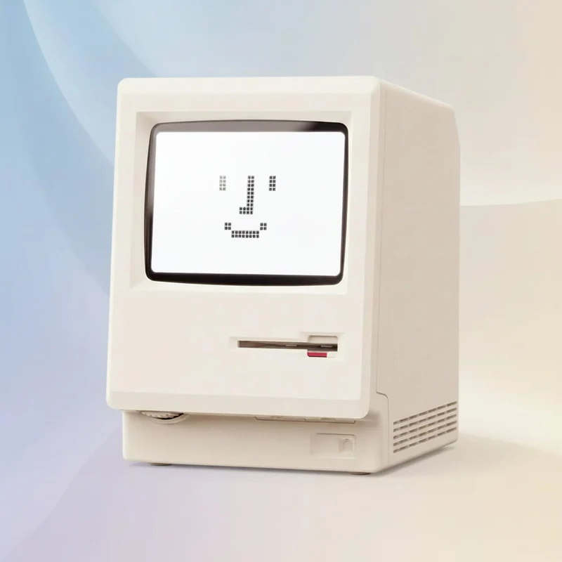 Retro Vækkeur med Pixel Display og Justerbar Baggrundsbelysning