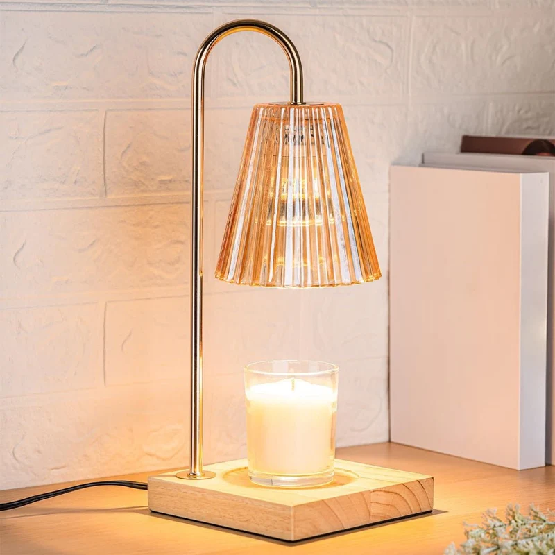 Elektrisk Duftlampe med Justerbart Lys og Sikker Voksopvarmning
