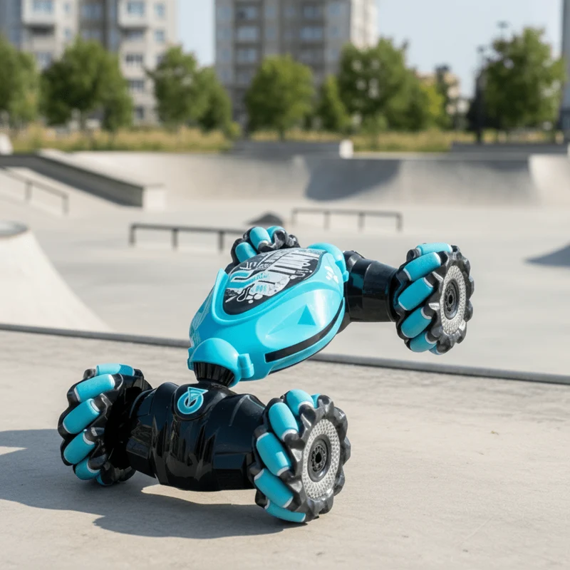 Gestusstyret RC Bil med Stunts og Lys - Ultimativ Sjov