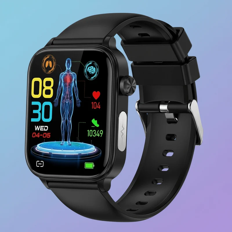 Avanceret Smartwatch med SOS og Blodsukkermåling