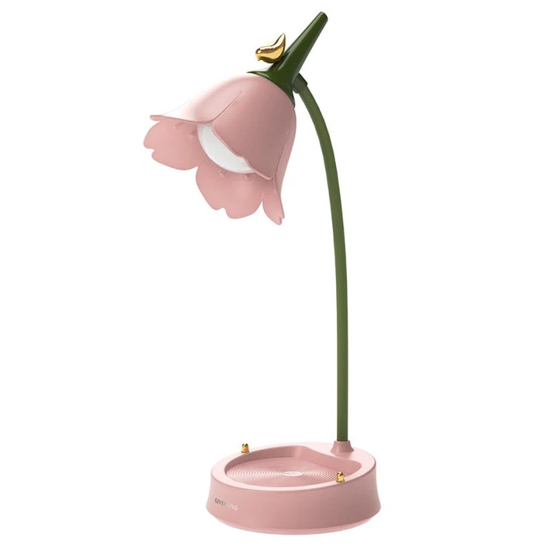 Blomsterformet Bordlampe