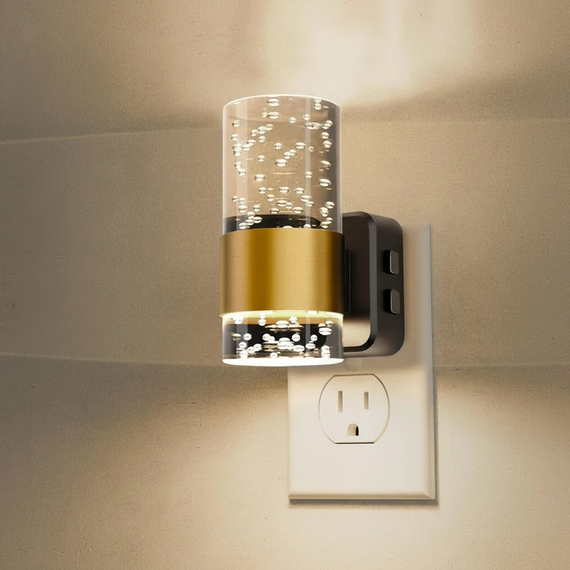 Justerbar LED Natlys - Energibesparende og Farvetilpasning
