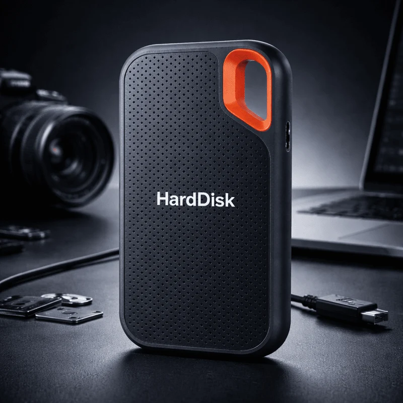 Hurtig Bærbar SSD: Effektiv Filoverførsel & Stor Lagerplads