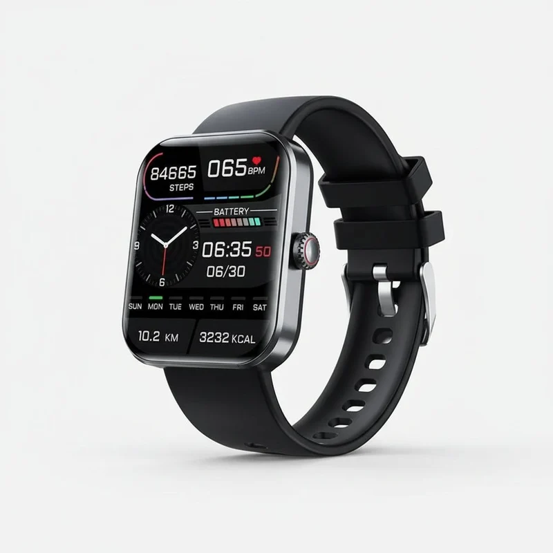 Smartwatch med Sundhedstracking og Bluetooth Opkald