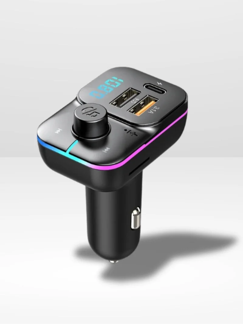 Bluetooth Bilstereo med LED Skærm og USB-afspiller