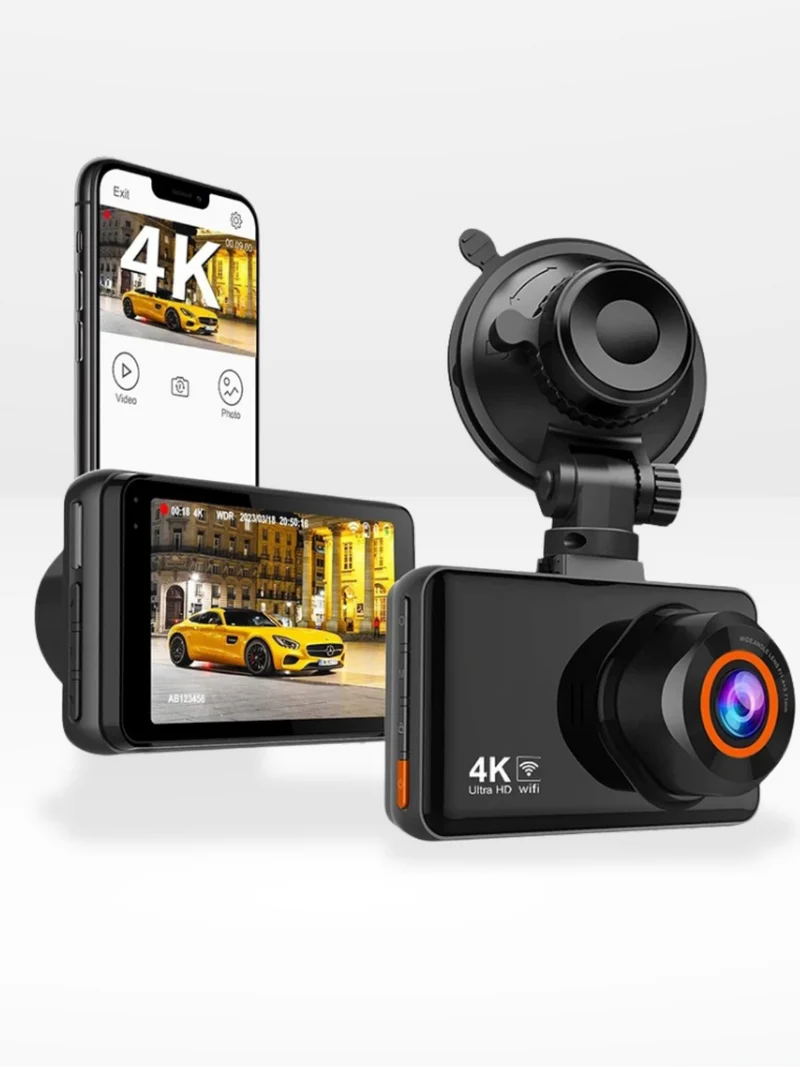 Ultra HD Bilkamera med Kontinuerlig Optagelse
