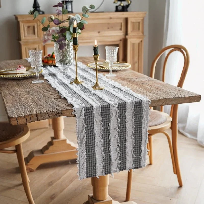Rustikalt Bordløber i Mikrofiber til Hygge og Stil