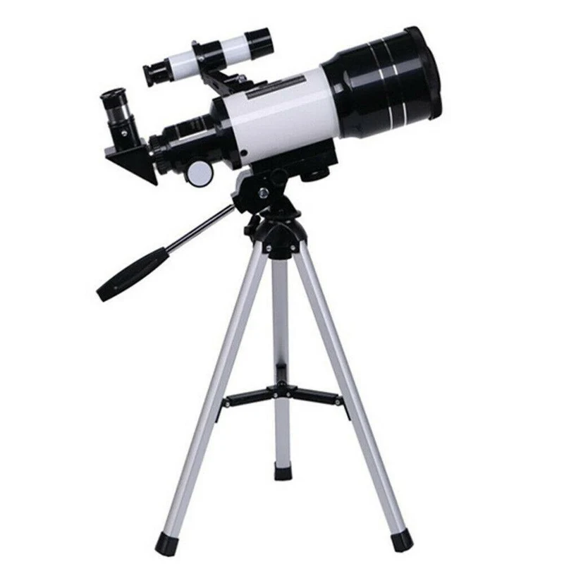 Astronomisk Teleskop 300/70mm med Stativ og Mobilholder