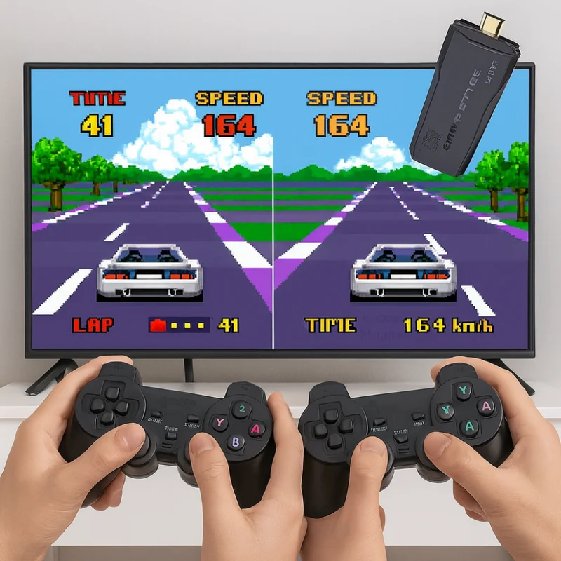 Fantastisk 4K Retro Spilkonsol med 20.000 Klassikere