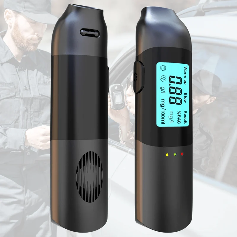 Digital Alkoholmåler med Hurtig USB Opladning